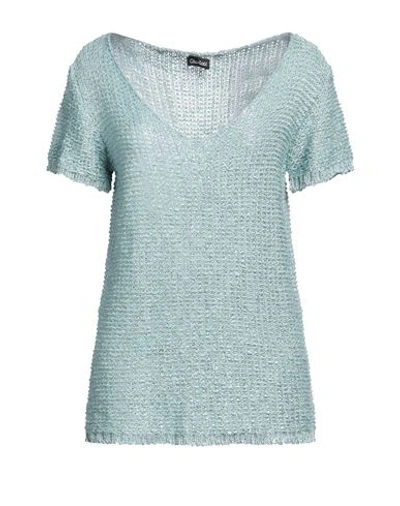 Shop Charlott Woman Sweater Pastel Blue Size L Cotton, Viscose, Linen