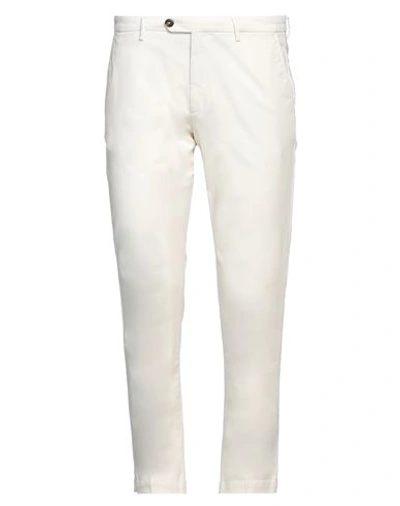 Michael Coal Casual Pants In White