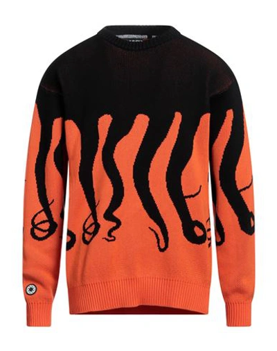 Shop Octopus Man Sweater Orange Size Xl Cotton