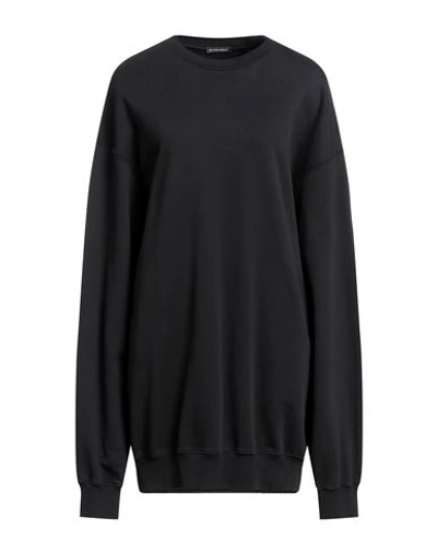 Shop Ann Demeulemeester Woman Sweatshirt Black Size S Cotton