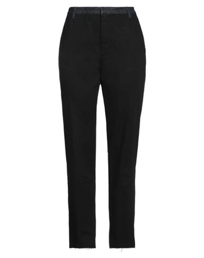 Shop Replay Woman Pants Black Size 31w-32l Cotton