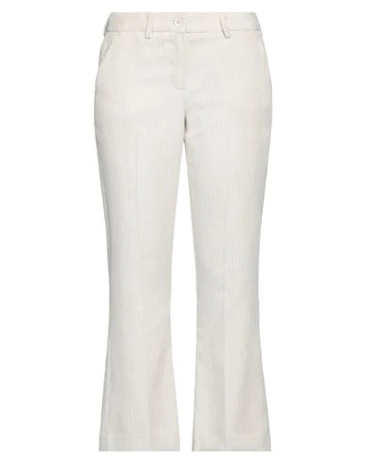 Shop Guttha Woman Pants Ivory Size 10 Polyester, Nylon In White