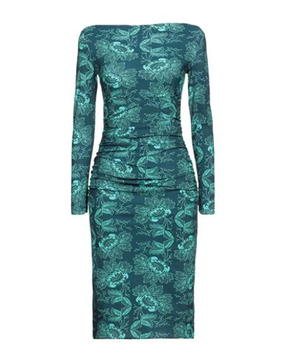 Shop Chiara Boni La Petite Robe Woman Midi Dress Deep Jade Size 10 Polyamide, Elastane In Green