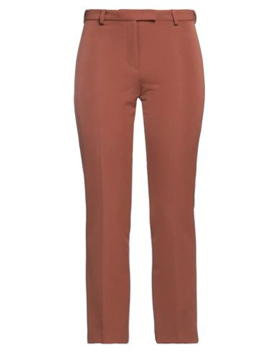 Shop Compagnia Italiana Woman Pants Camel Size 4 Polyester, Elastane In Beige