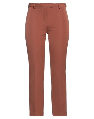 Compagnia Italiana Woman Pants Camel Size 12 Polyester, Elastane In Beige