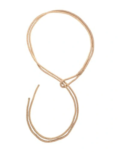 Shop Brunello Cucinelli Woman Necklace Gold Size - Brass