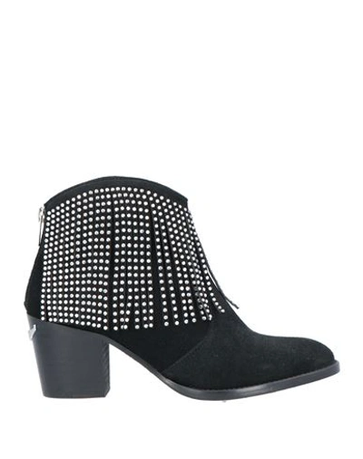 Shop Zadig & Voltaire Woman Ankle Boots Black Size 7 Soft Leather