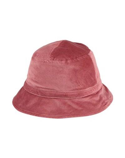 Shop Zhelda Woman Hat Pastel Pink Size Xxs Cotton, Modal, Elastane