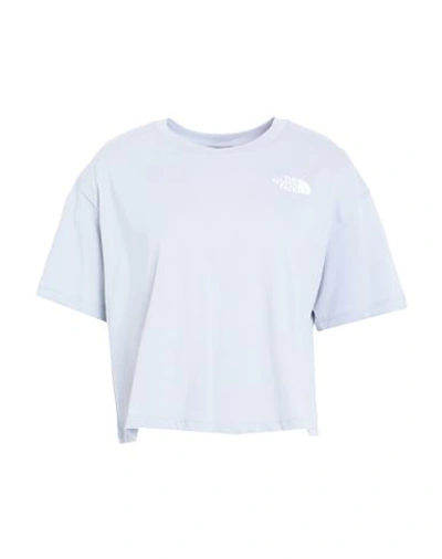 Shop The North Face W Cropped Sd Tee Woman T-shirt Light Grey Size M Cotton
