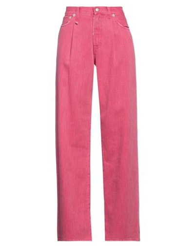 R13 Woman Pants Pink Size 25 Cotton In Pink