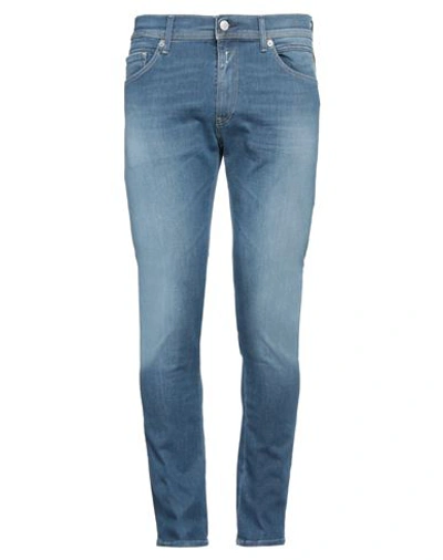 Shop Replay Man Jeans Blue Size 31w-30l Cotton, Polyester, Elastane