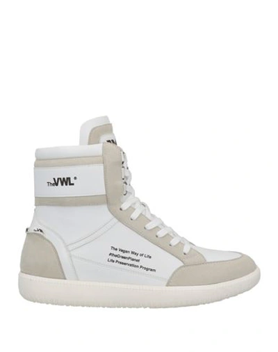 Thevwl Woman Sneakers White Size 9 Textile Fibers In White