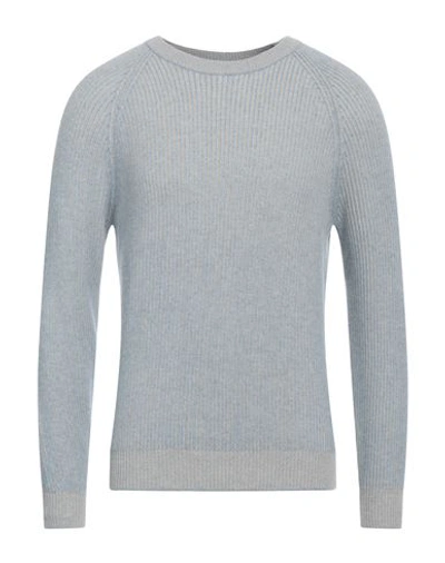 Shop Brunello Cucinelli Man Sweater Sky Blue Size 38 Cashmere