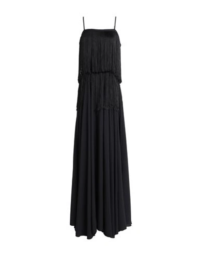 Revise Concept Woman Maxi Dress Black Size Xs Polyester, Elastane In Black