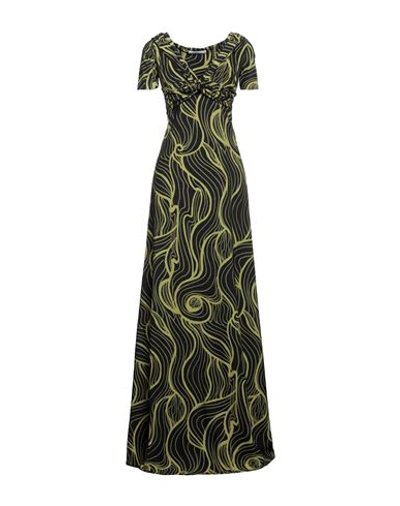 black prom dress with gold embroidery High-Neck Long Black Prom Dress with Gold Beads Black / 12 main image 0