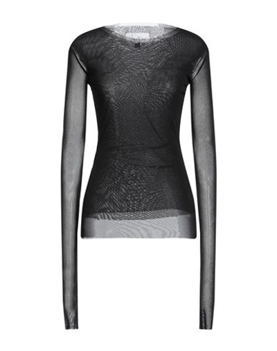 Shop Virna Drò® Virna Drò Woman T-shirt Black Size 3 Polyamide, Elastane