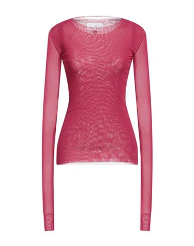 Shop Virna Drò® Virna Drò Woman T-shirt Fuchsia Size 1 Polyamide, Elastane In Pink