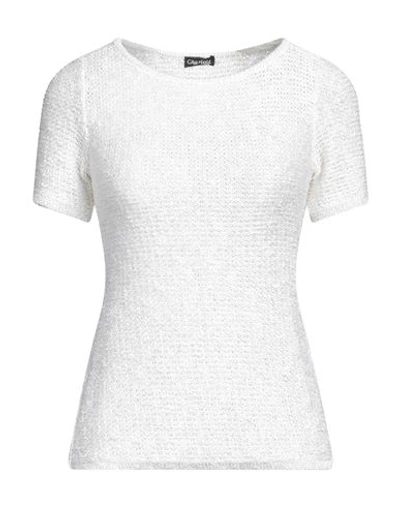 Shop Charlott Woman Sweater Ivory Size Xs Cotton, Viscose, Linen, Polyester, Cupro In White