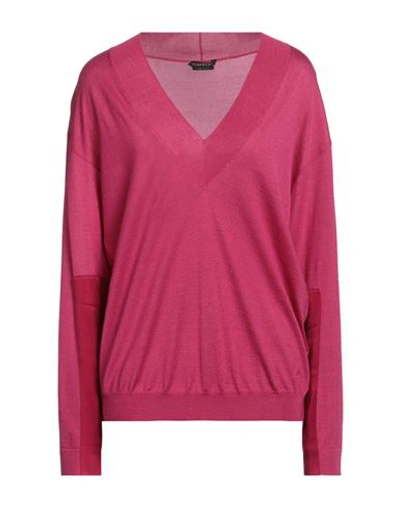 Shop Tom Ford Woman Sweater Fuchsia Size M Cashmere, Silk In Pink
