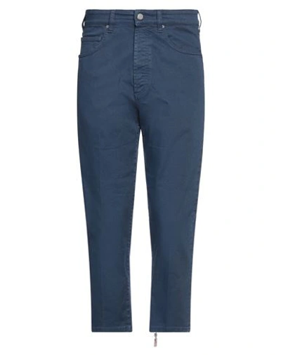 Shop Don The Fuller Man Jeans Navy Blue Size 31 Cotton, Elastane
