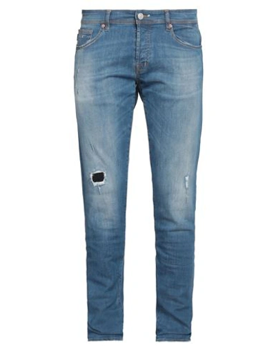 Shop Tramarossa Man Jeans Blue Size 40 Cotton, Elastane