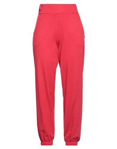 Shop Mangano Woman Pants Red Size 8 Cotton