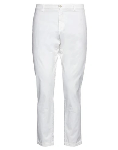 Shop Double Eight Man Pants White Size 38 Cotton, Elastane