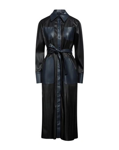 Shop Beatrice B Beatrice .b Woman Midi Dress Black Size 4 Polyurethane, Polyester, Cotton, Elastane