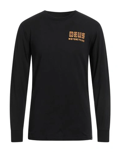Shop Deus Ex Machina Man T-shirt Black Size Xl Organic Cotton