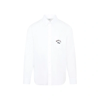 Shop Berluti Cotton Shirt In White
