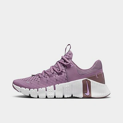 Shop Nike Women's Free Metcon 5 Training Shoes In Violet Dust/rush Fuchsia/plum Eclipse