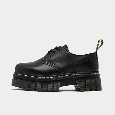 Shop Dr. Martens' Dr. Martens Women's Audrick Nappa Leather Platform Casual Shoes In Black 