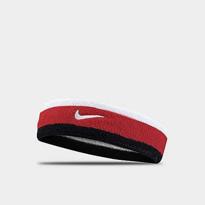 Shop Nike Swoosh Headband Cotton/nylon/spandex In Multi