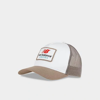 Shop Finish Line New Balance Lifestyle Trucker Hat In Mushroom