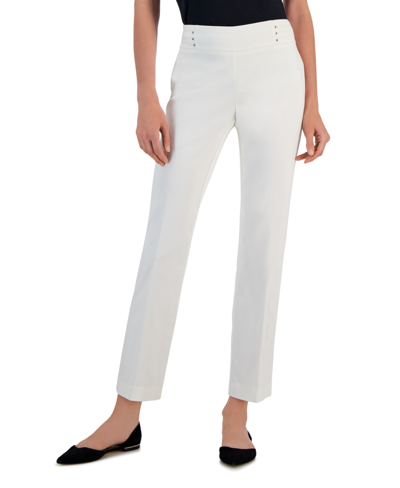 Jm Collection Studded Pull-on Tummy Control Pants, Regular And Short  Lengths, Created For Macy's In Neo Natural
