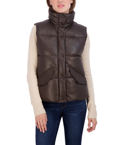 Sebby Women's Long Puffer Vest