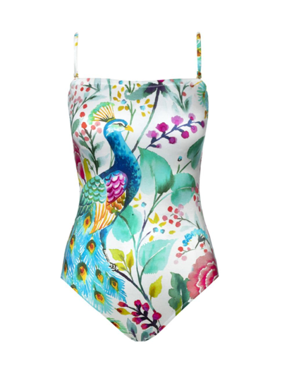 Shop Gottex Swimwear Women's Mayurkia One-piece Swimsuit In Neutral