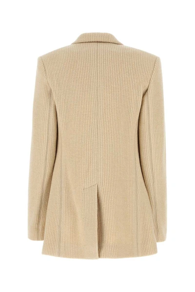 Shop Chloé Chloe Jackets And Vests In Beige O Tan