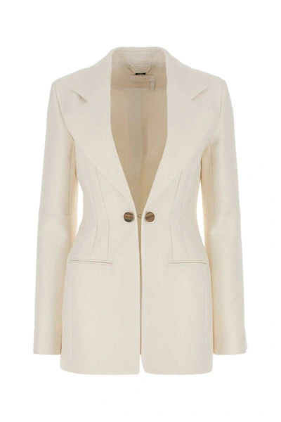 Shop Chloé Chloe Jackets And Vests In White