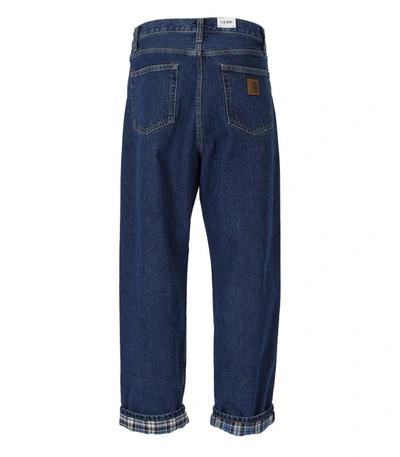 Shop Carhartt Wip  Rider Blue Jeans