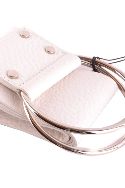 Shop Orciani Belts In Cream