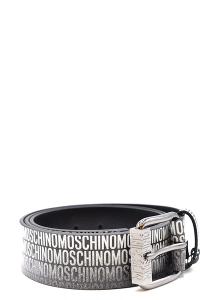 Shop Moschino Belts In Black