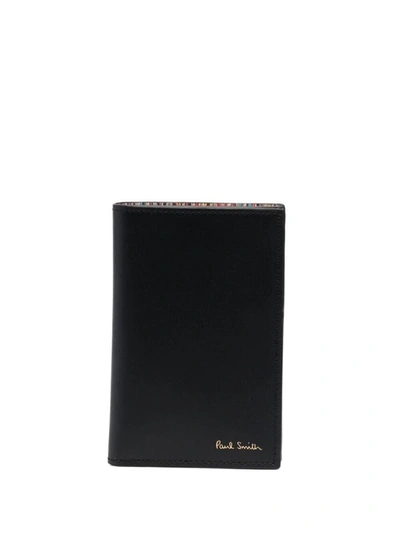 Shop Paul Smith Wallet With Logo In Black