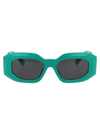 Shop Versace Sunglasses In 536487 Green