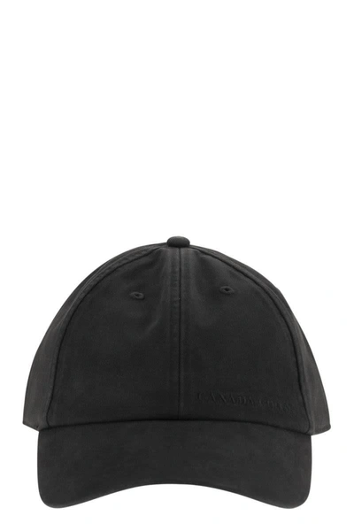 Shop Canada Goose Hat With Visor In Black