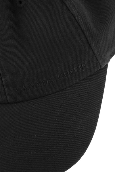 Shop Canada Goose Hat With Visor In Black