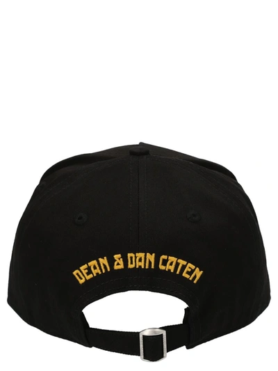 Dsquared2 Logo Patch Cap In Black