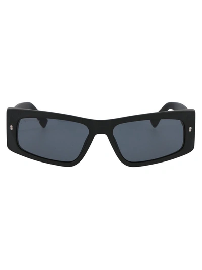 Shop Dsquared2 Sunglasses In 003ir Matte Black
