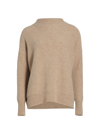 Shop Vince Women's Funnelneck Cashmere Sweater In Hazel