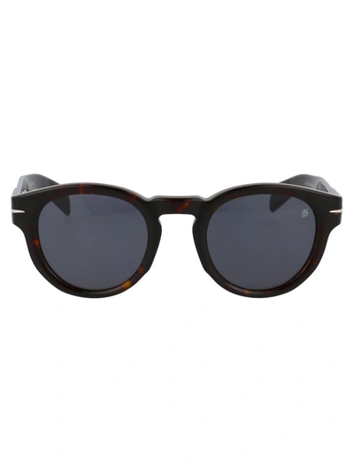 Shop David Beckham Sunglasses In 086ir Avana